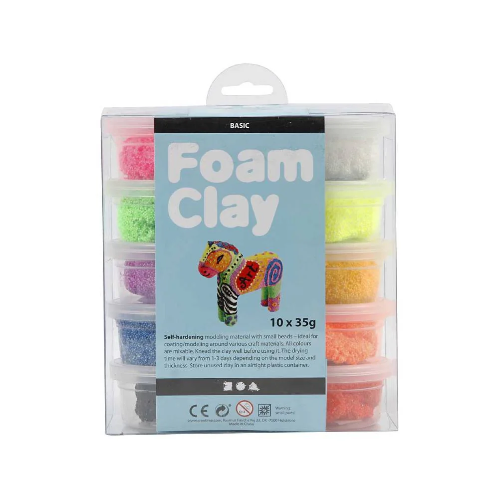 10 Pastas de Modelar Foam Clay 35 gr - Image 2