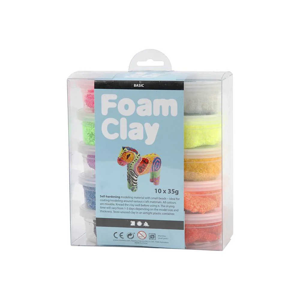 10 Pastas de Modelar Foam Clay 35 gr - Image 3
