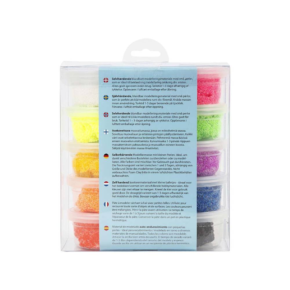 10 Pastas de Modelar Foam Clay 35 gr - Image 4