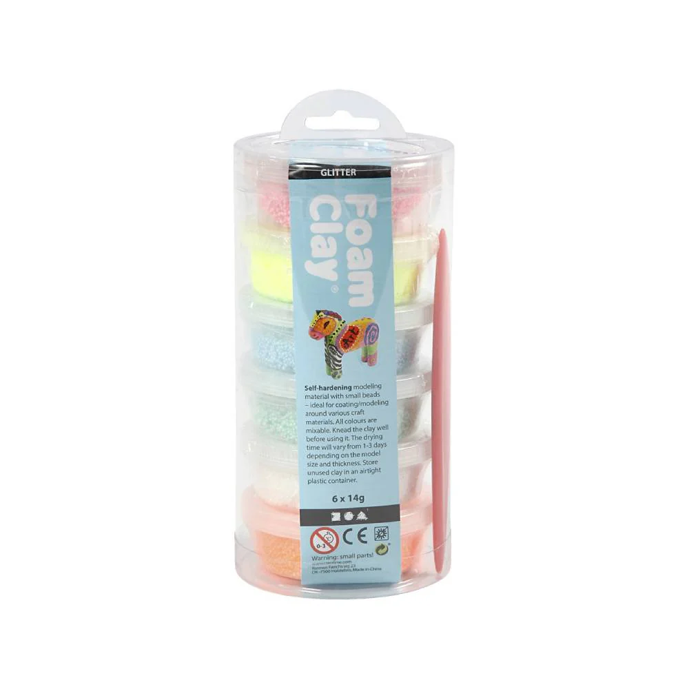 6 Pastas de Modelar Foam Clay 14 gr - Image 2