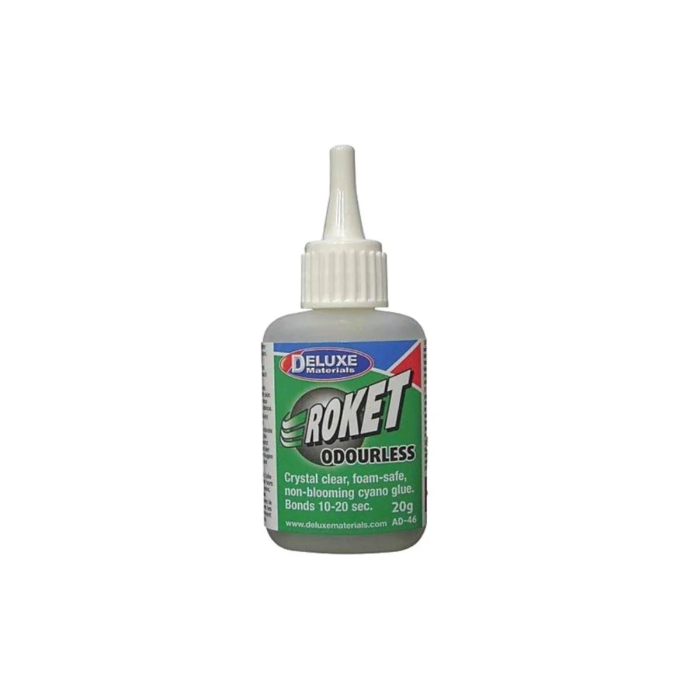 Adhesivo Cianoacrilato Roket Odourless Deluxe Materials