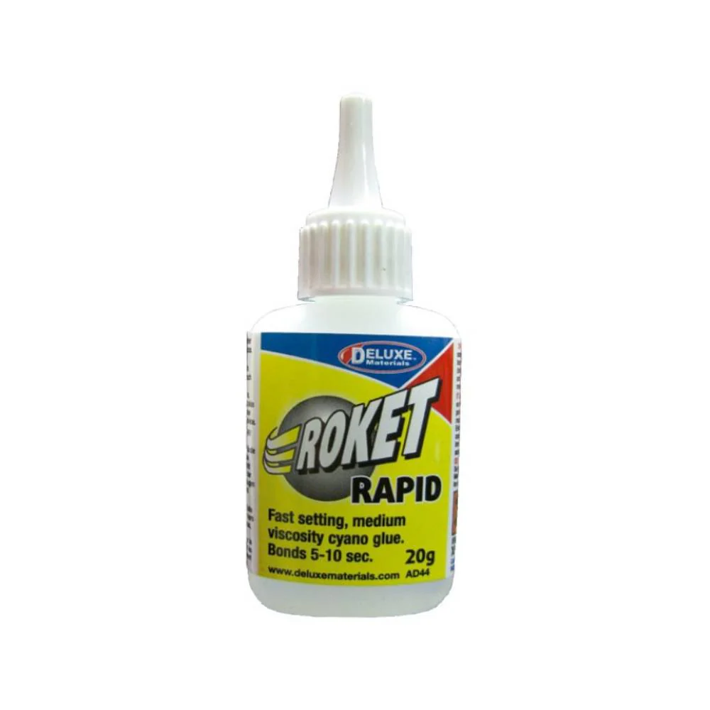 Adhesivo Cianocrilato Roket Rapid 20gr DELUXE MATERIALS