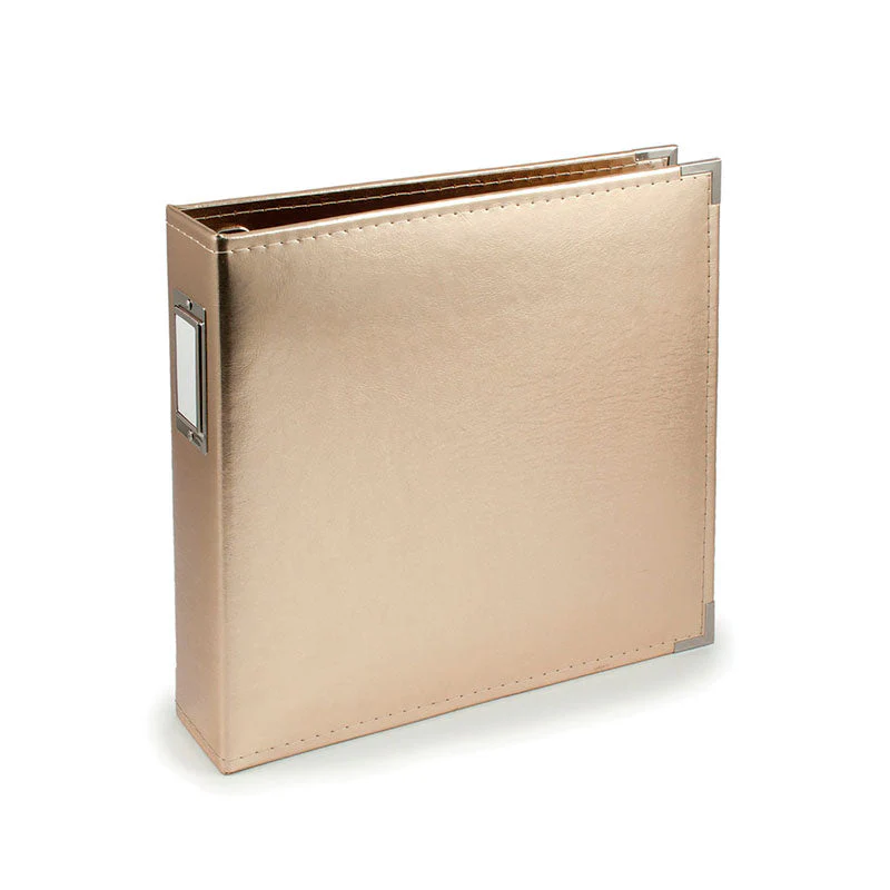 Album de Cuero Oro 30,5x30,5cm We R Makers