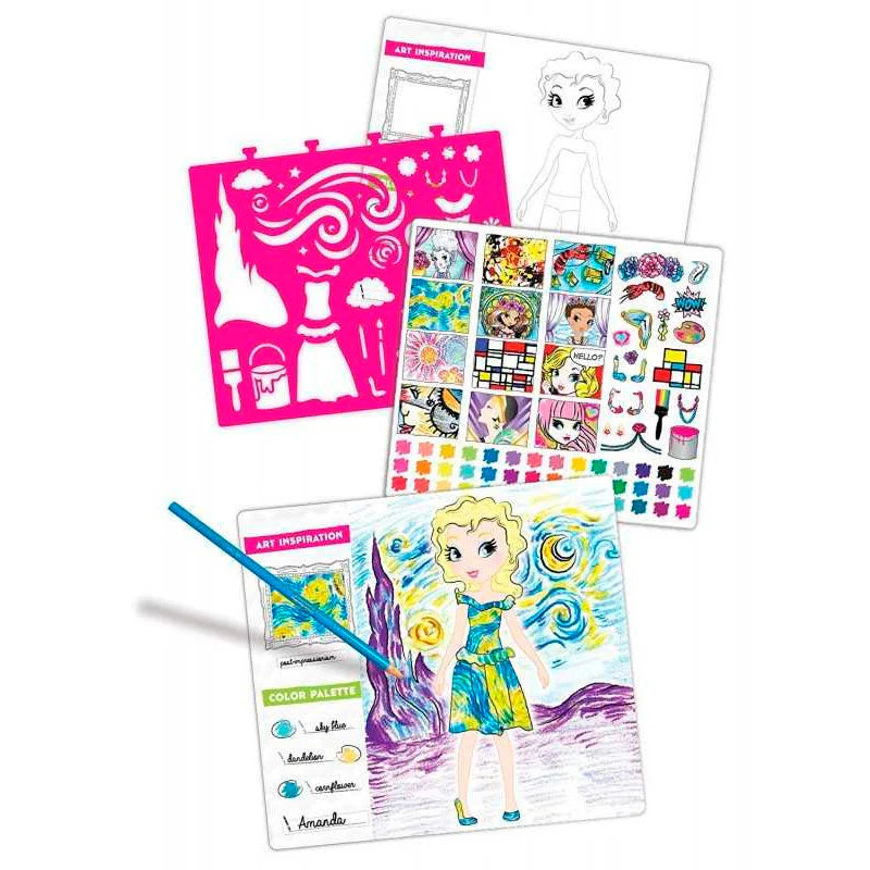 Álbum de Pegatinas y Bocetos Arte y Moda Crayola - Image 2