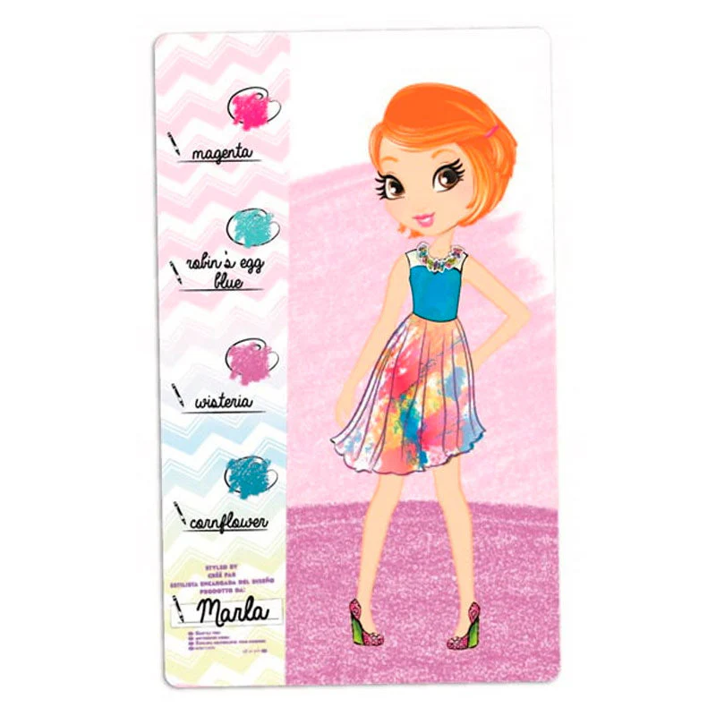 Álbum de Pegatinas y Bocetos Crea tu Moda Crayola - Image 2