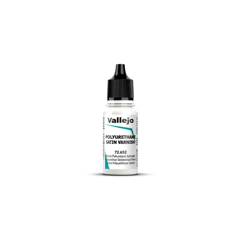 Barniz Auxiliar Poliuretano Satinado 18ml Vallejo