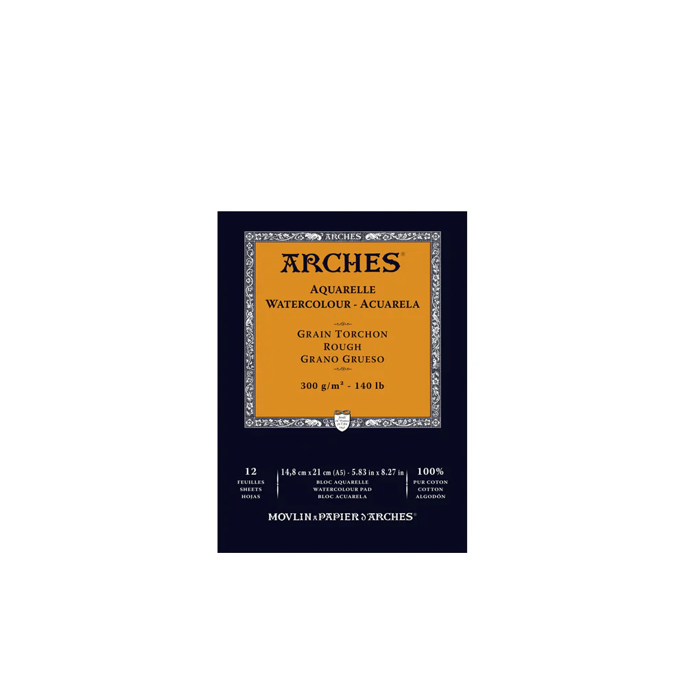 Bloc Acuarela Grano Grueso Arches A5 300gr