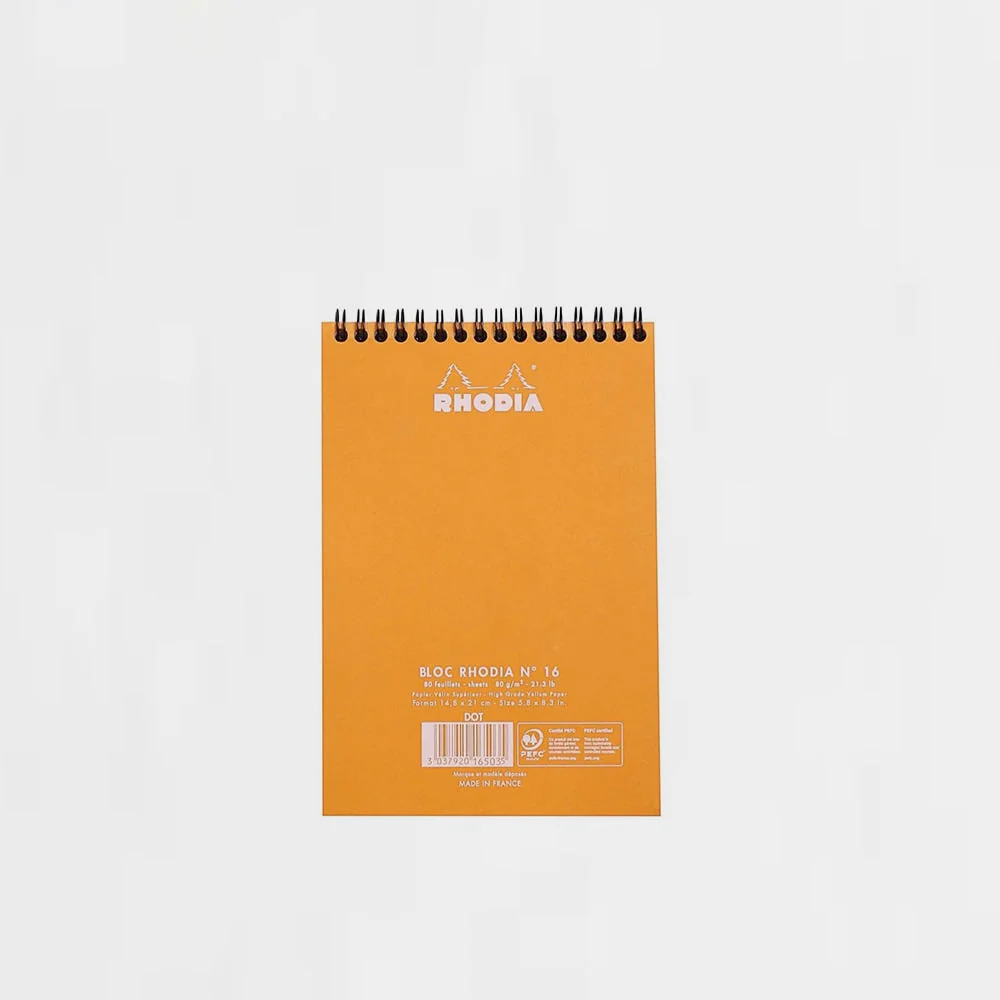 Bloc de Espiral Naranja dotPad A5 Rhodia - Image 2