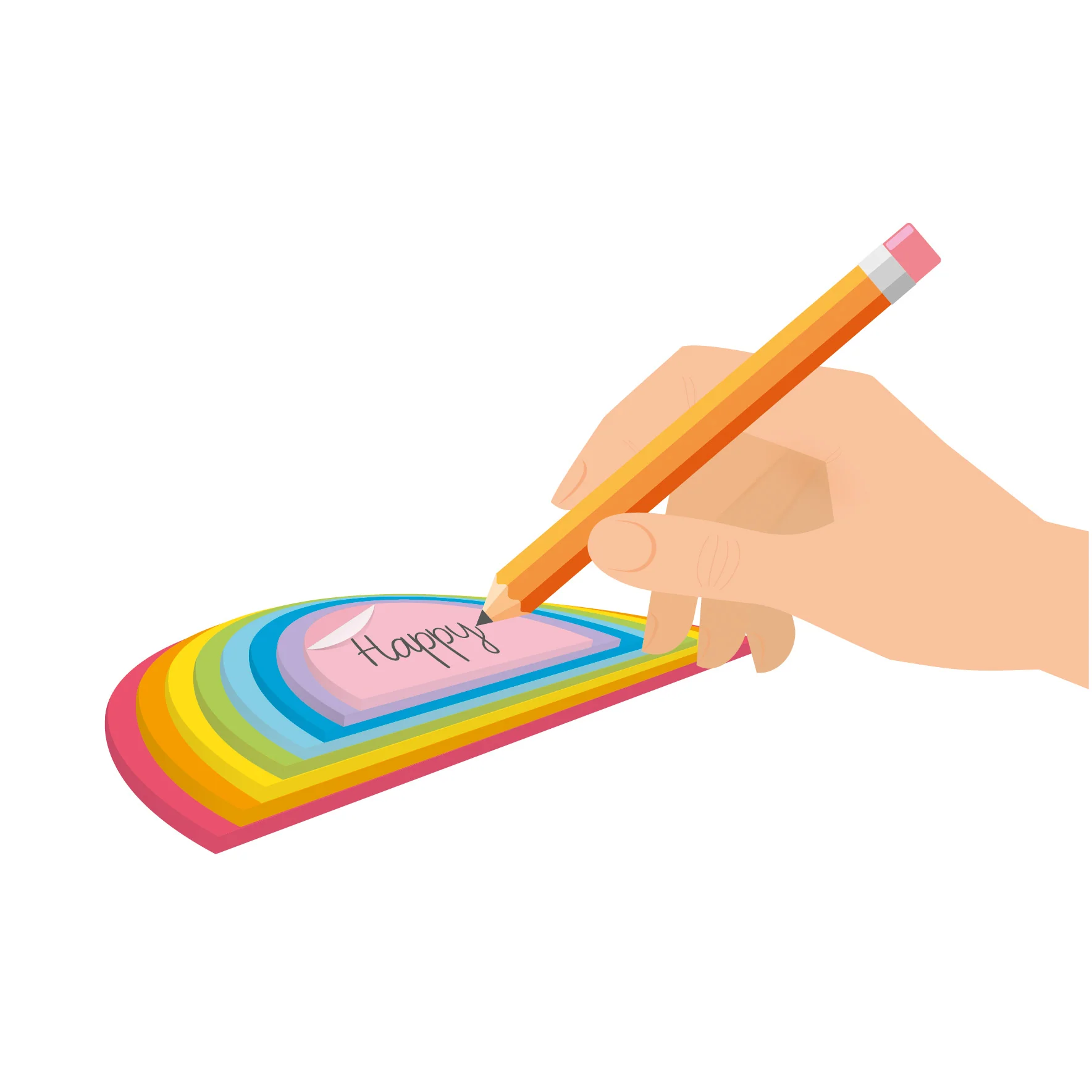 Bloc de Notas Adhesivas Arcoíris Legami - Image 2