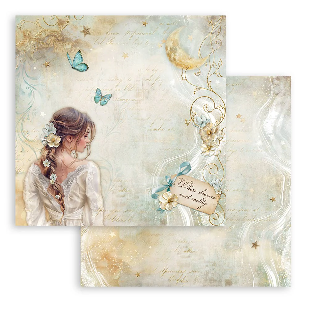 Bloc de Scrapbooking 10 Hojas Doble Cara Masquerade Stamperia - Image 5