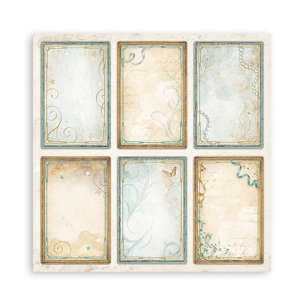 Bloc de Scrapbooking 22 Hojas Una Cara Masquerade Stamperia - Image 19