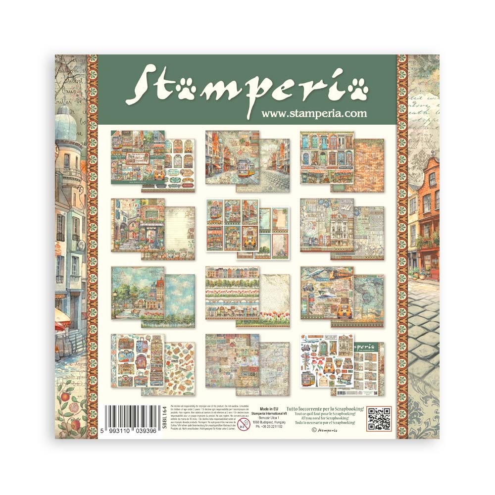 Bloc de Scrapbooking Doble Cara Art of Travelling Stamperia - Image 15