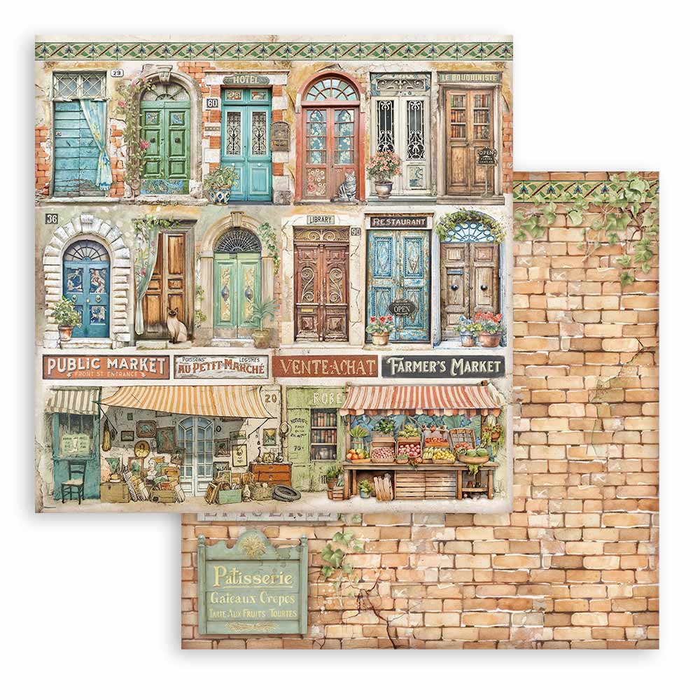 Bloc de Scrapbooking Doble Cara Art of Travelling Stamperia - Image 5