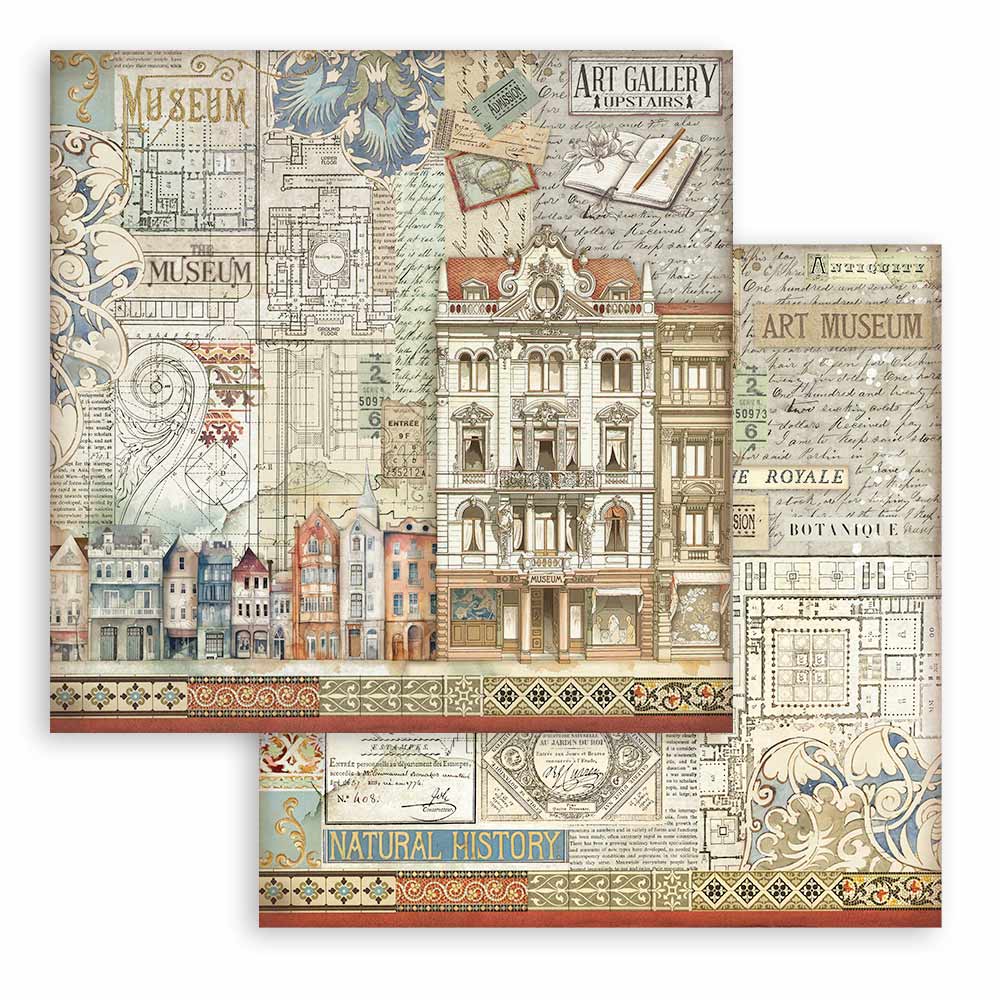 Bloc de Scrapbooking Doble Cara Art of Travelling Stamperia - Image 8