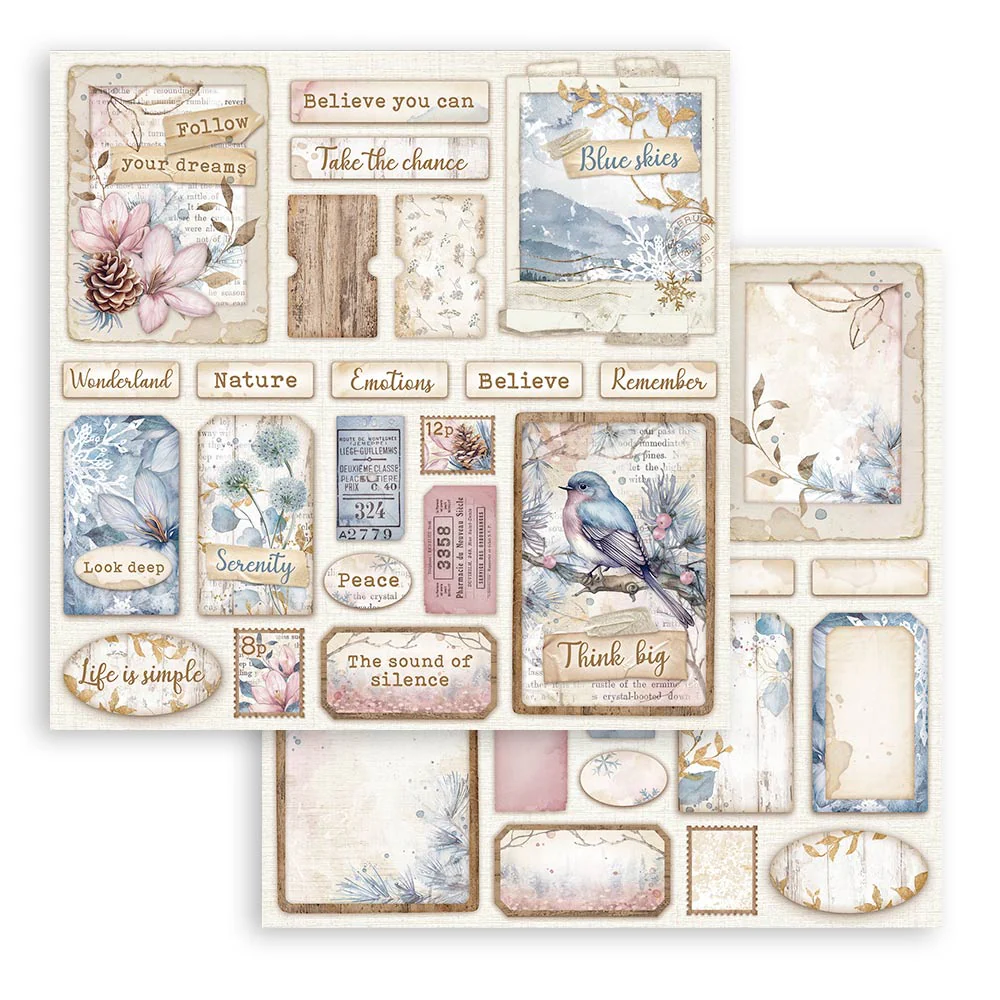 Bloc de Scrapbooking Doble Cara Dewdrops Stamperia - Image 12