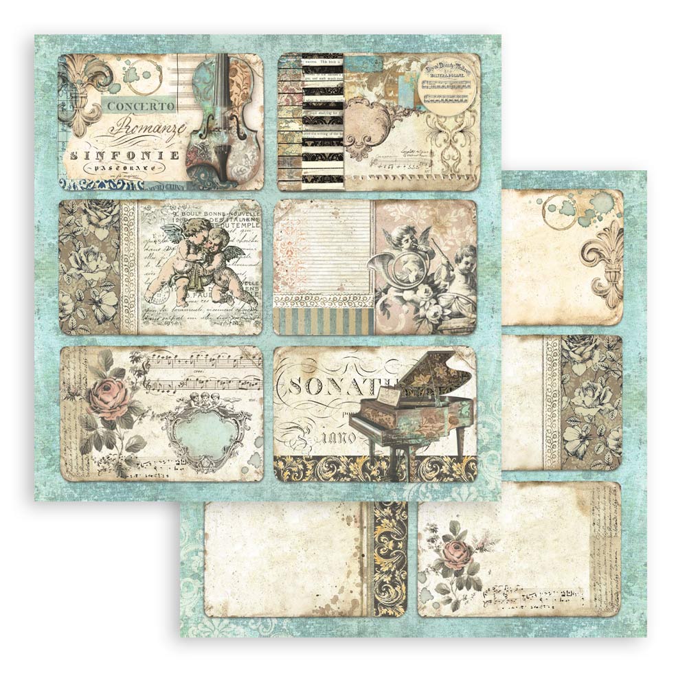 Bloc de Scrapbooking Doble Cara Music Stamperia - Image 10