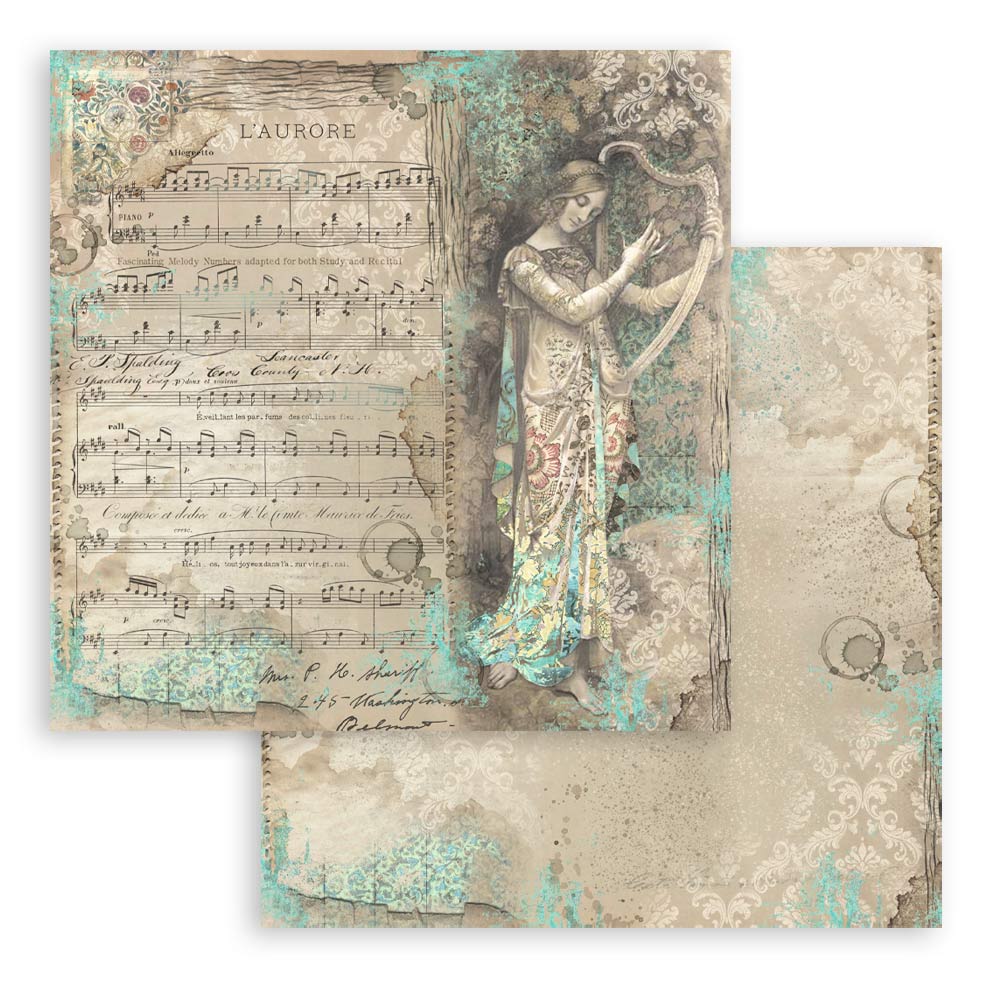 Bloc de Scrapbooking Doble Cara Music Stamperia - Image 9