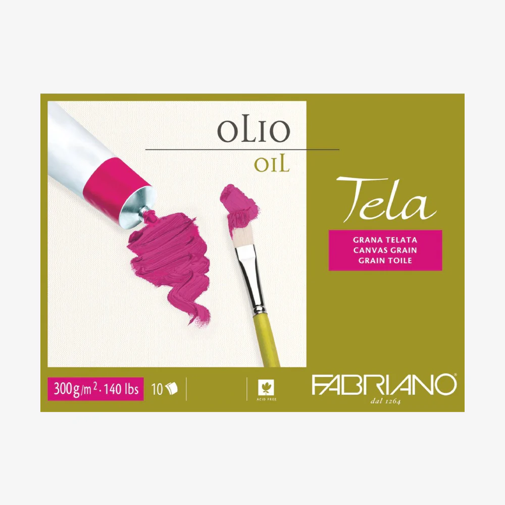 Bloc de Tela para Óleo 10 hojas Fabriano - Image 2