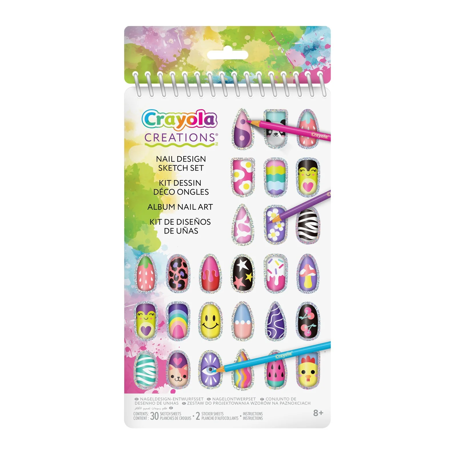 Bloc Diseño de Uñas Crayola Creations - Image 3