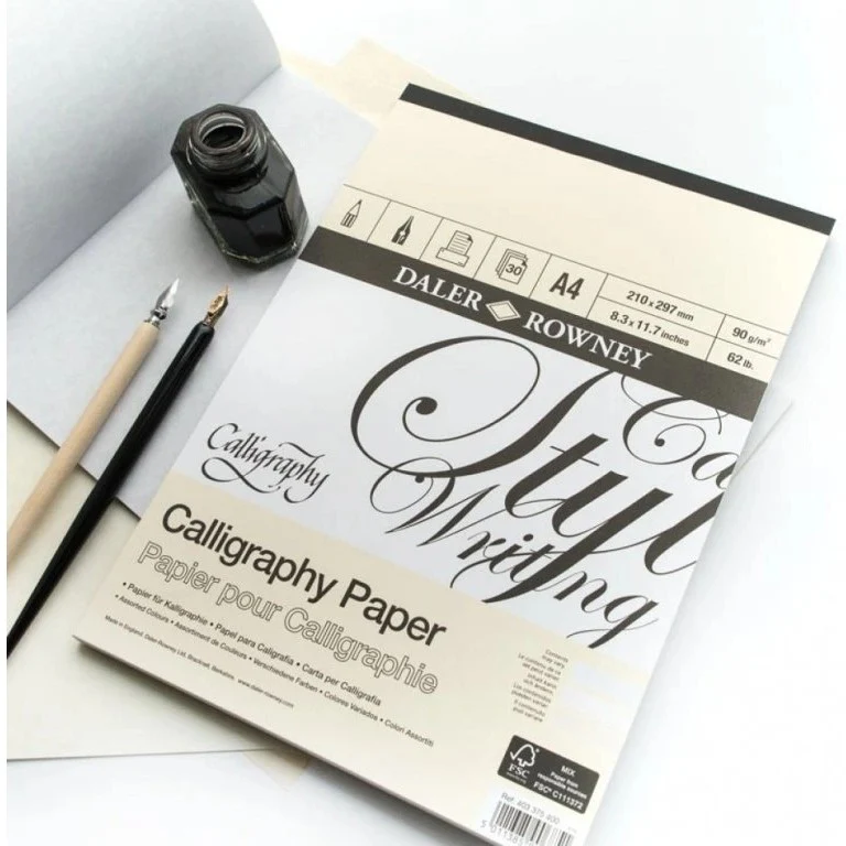 Bloc Encolado Caligrafía A4 Daler Rowney - Image 2