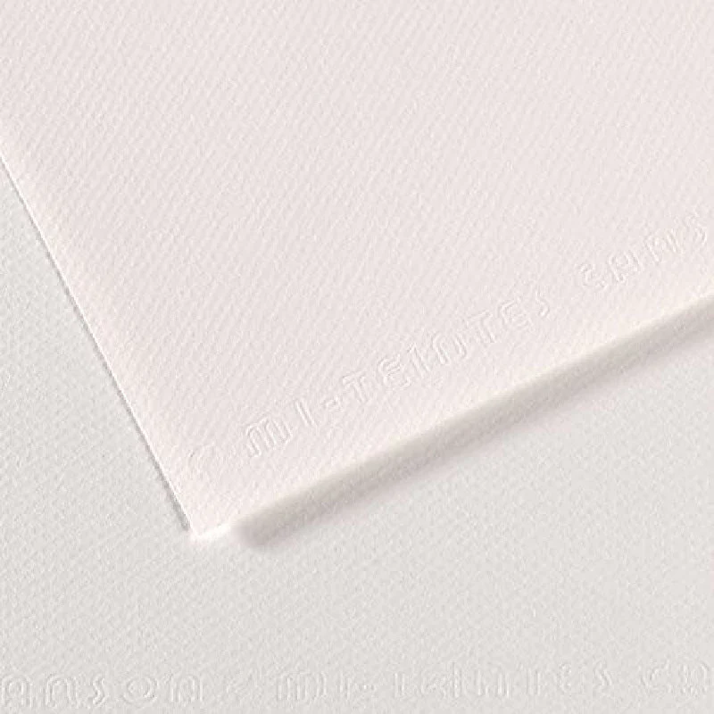 Bloc para Pastel Canson Mi-Teintes Blanco 16h 160gr 24x32cm - Image 2