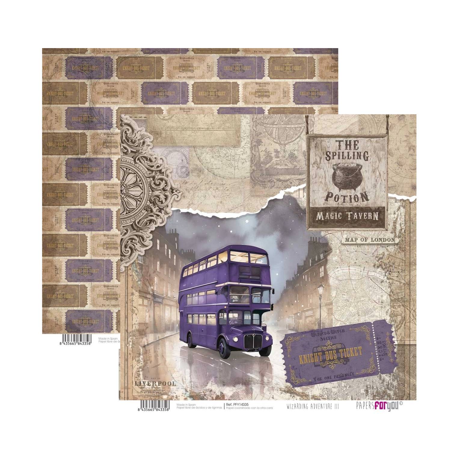 Bloc Scrap 14 Hojas Doble Cara Wizarding Adventure III Papers For You - Image 10
