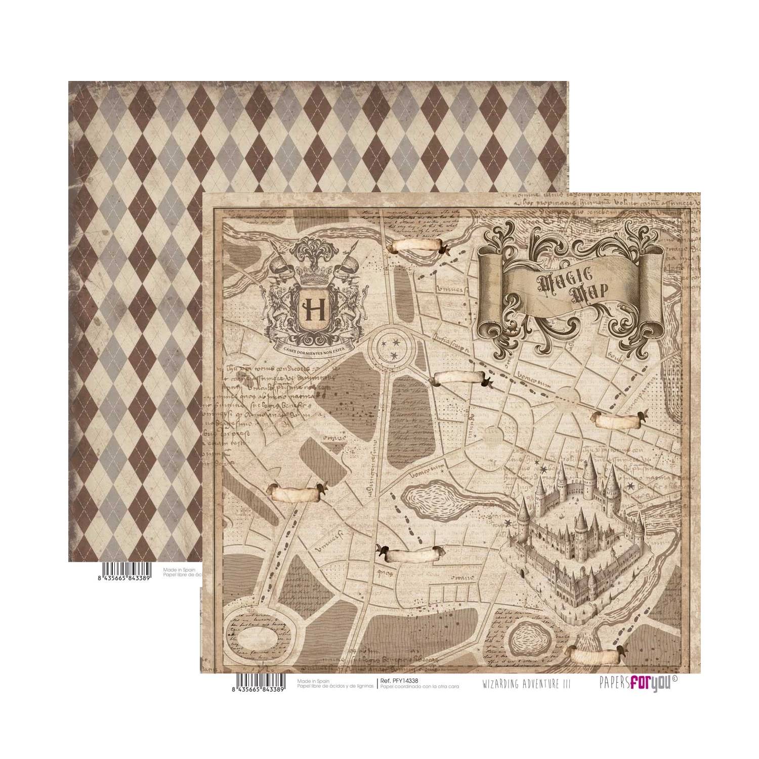 Bloc Scrap 14 Hojas Doble Cara Wizarding Adventure III Papers For You - Image 13