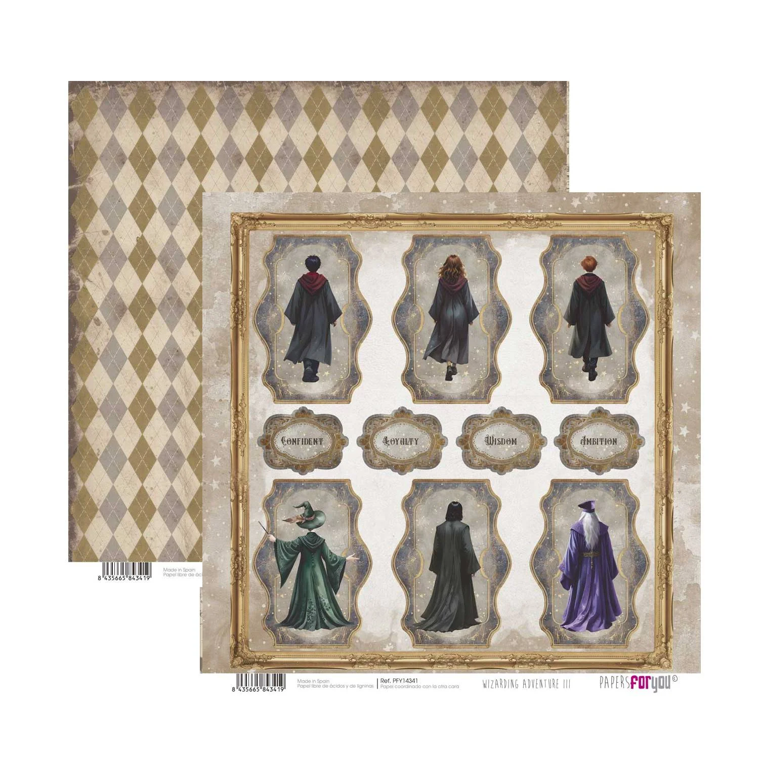 Bloc Scrap 14 Hojas Doble Cara Wizarding Adventure III Papers For You - Image 15