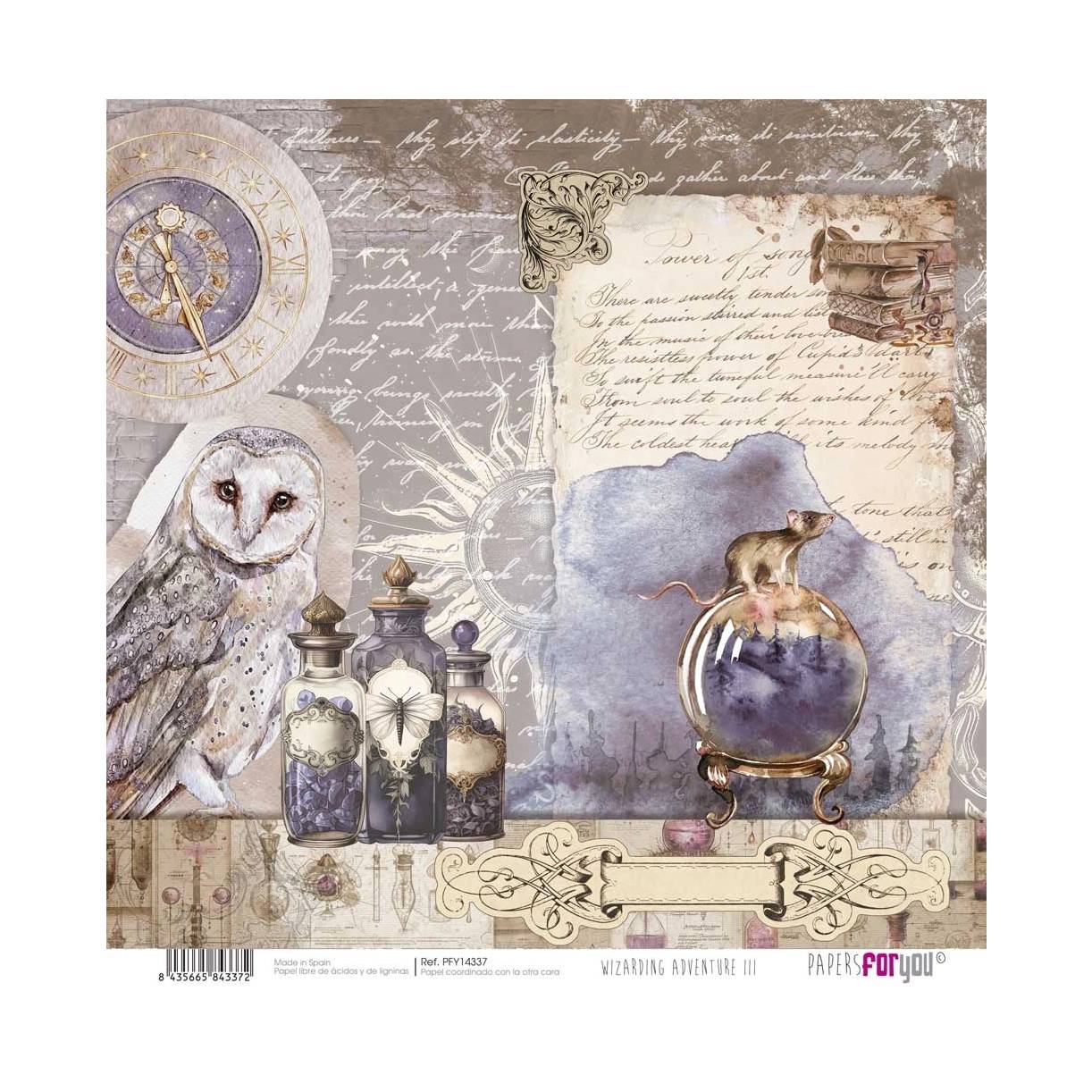 Bloc Scrap 28 Hojas Doble Cara Wizarding Adventure III Papers For You - Image 11