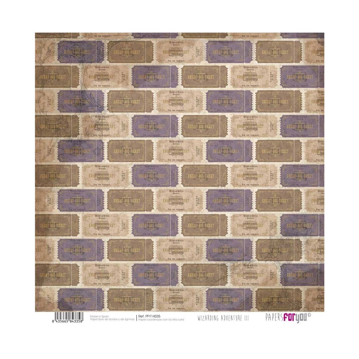 Bloc Scrap 28 Hojas Doble Cara Wizarding Adventure III Papers For You - Image 14