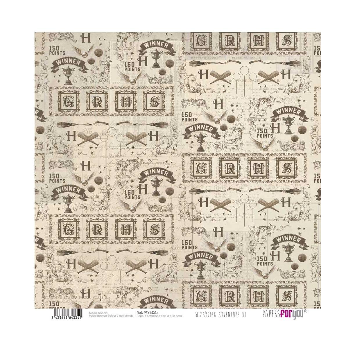 Bloc Scrap 28 Hojas Doble Cara Wizarding Adventure III Papers For You - Image 16