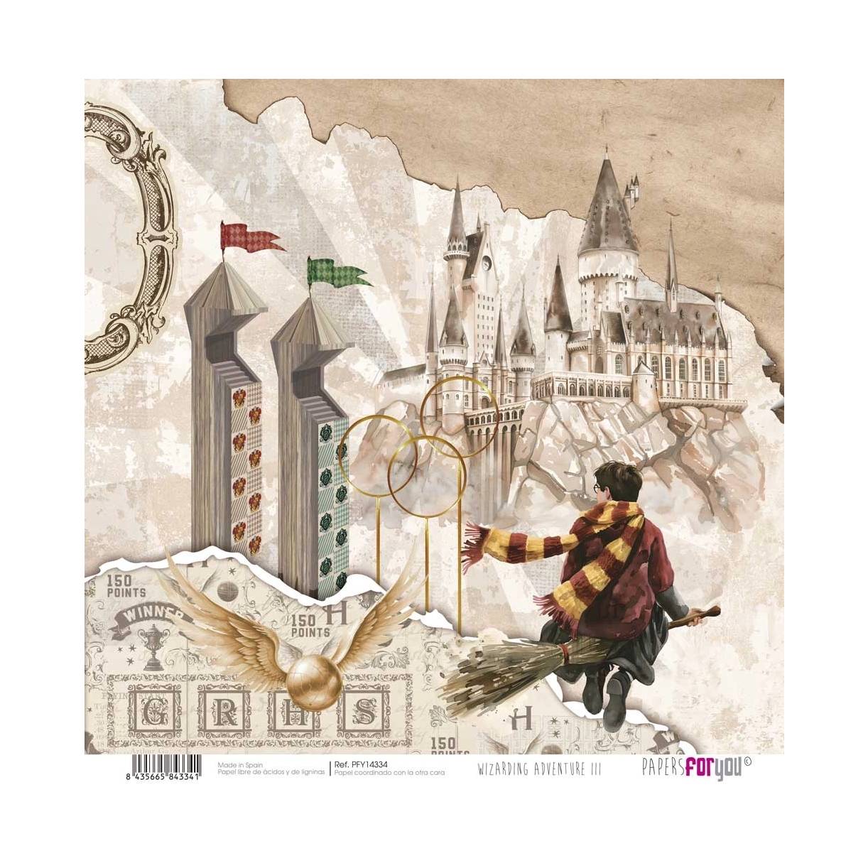 Bloc Scrap 28 Hojas Doble Cara Wizarding Adventure III Papers For You - Image 17