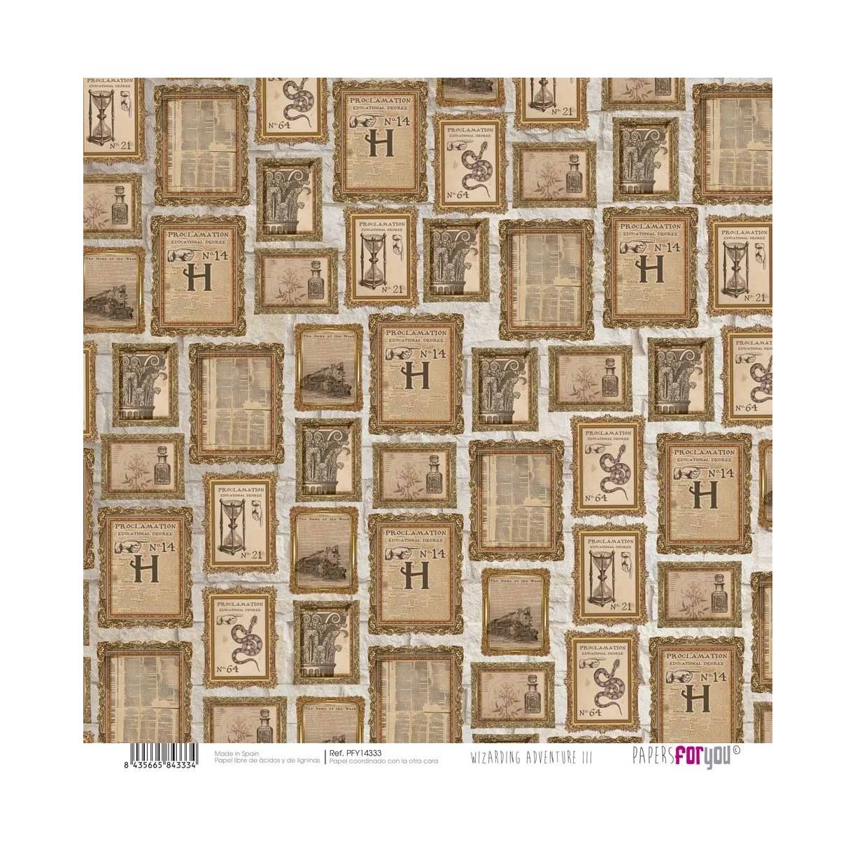 Bloc Scrap 28 Hojas Doble Cara Wizarding Adventure III Papers For You - Image 18