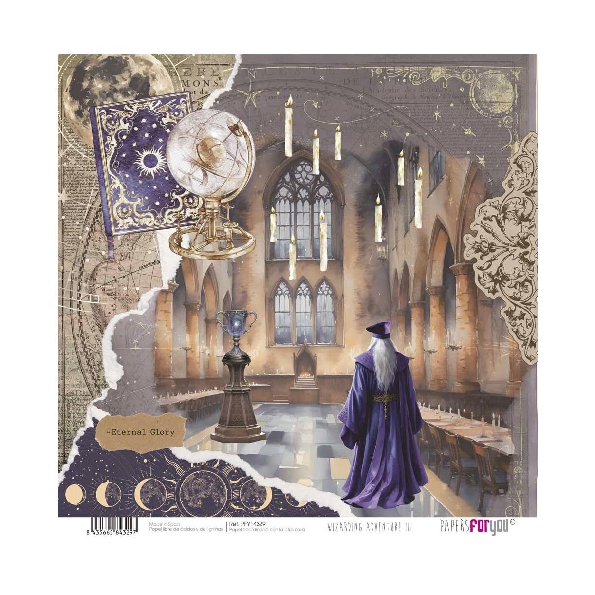 Bloc Scrap 28 Hojas Doble Cara Wizarding Adventure III Papers For You - Image 25