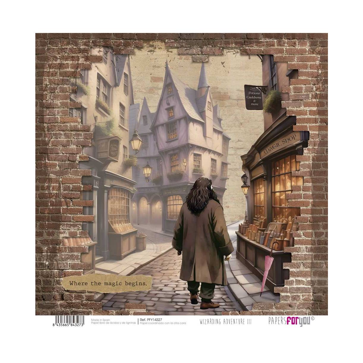 Bloc Scrap 28 Hojas Doble Cara Wizarding Adventure III Papers For You - Image 29