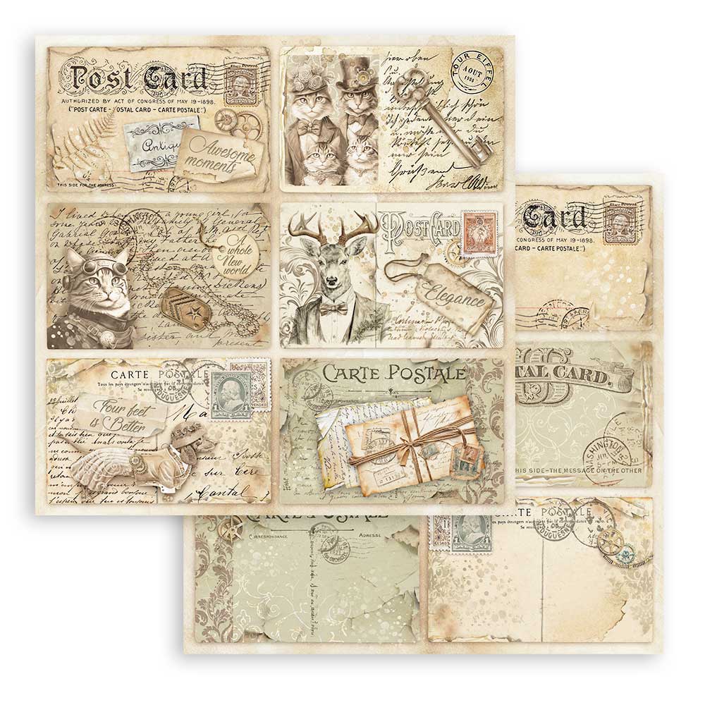 Bloc Scrapbooking 10 Hojas Alterego Stamperia - Image 10