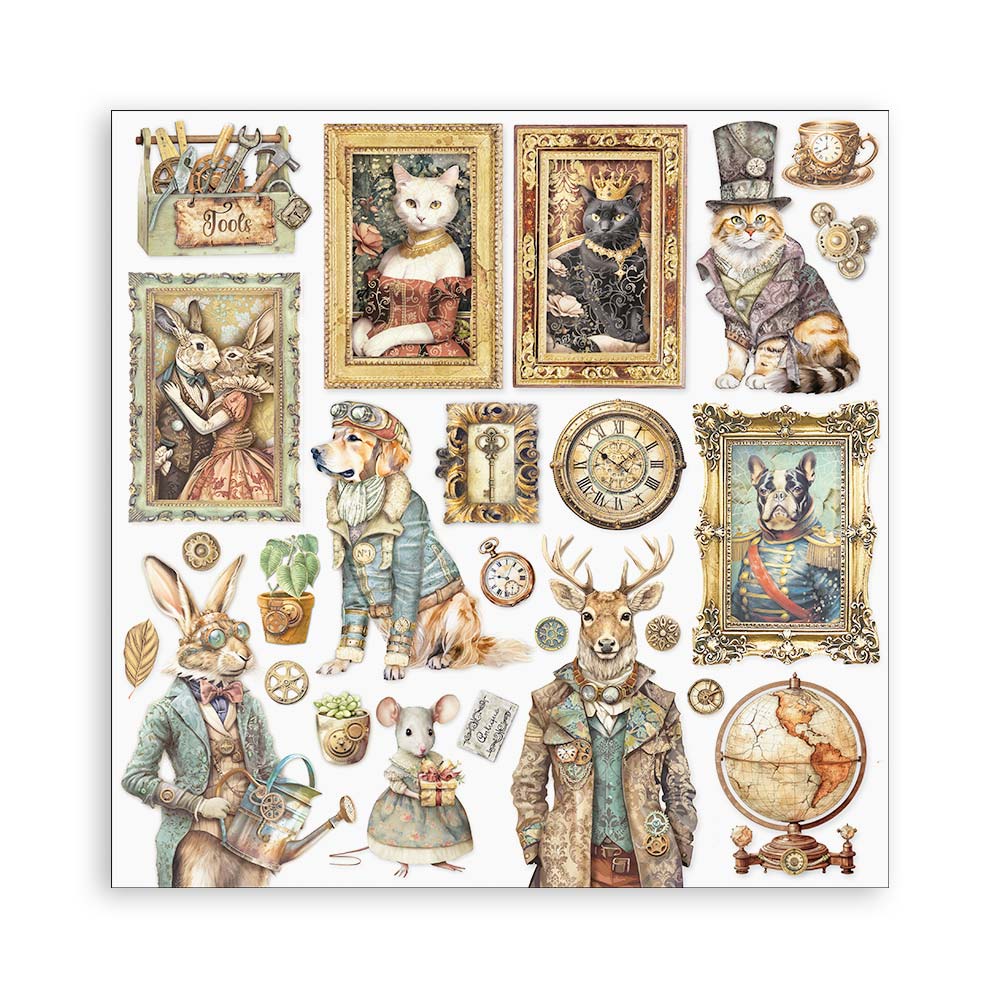 Bloc Scrapbooking 10 Hojas Alterego Stamperia - Image 13