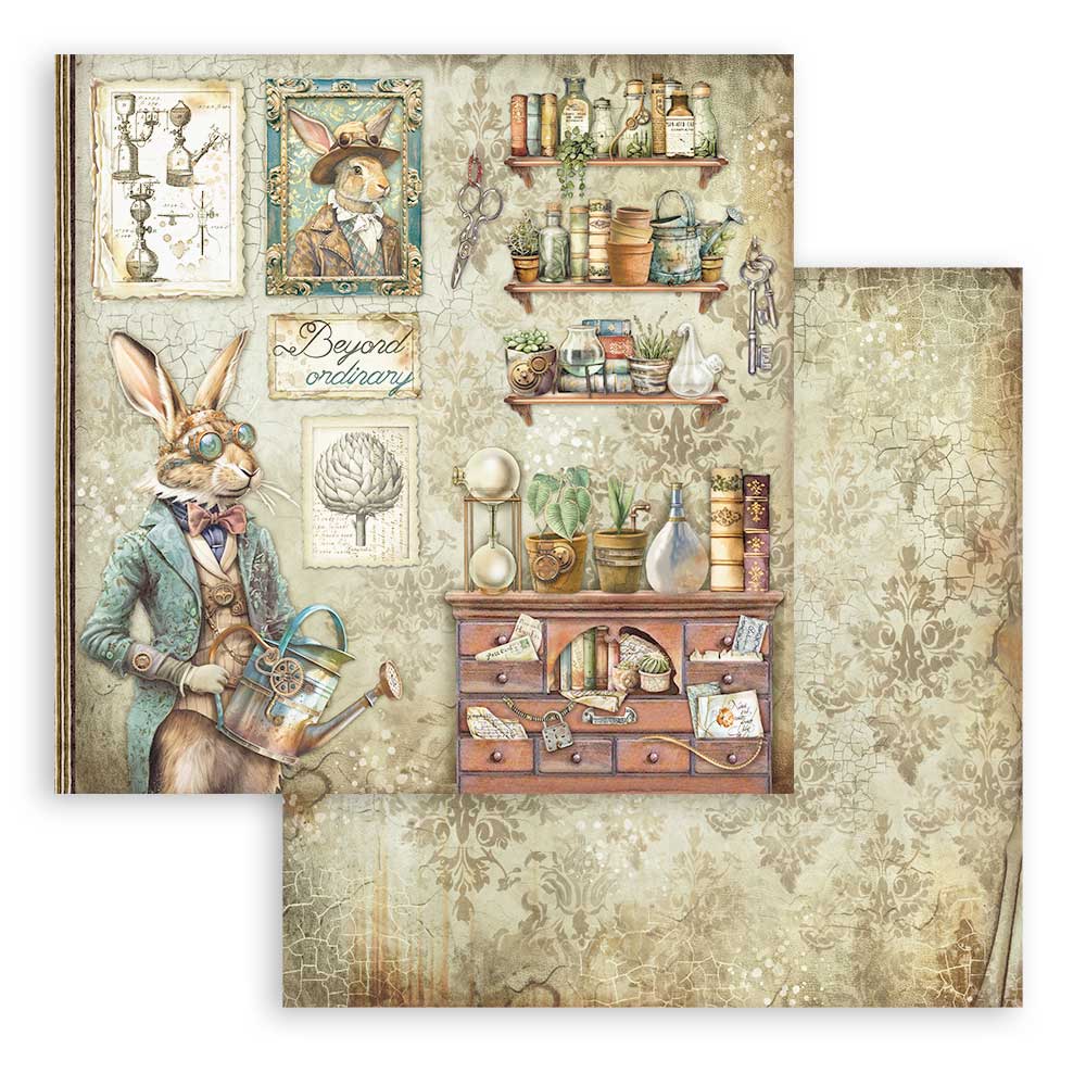 Bloc Scrapbooking 10 Hojas Alterego Stamperia - Image 7