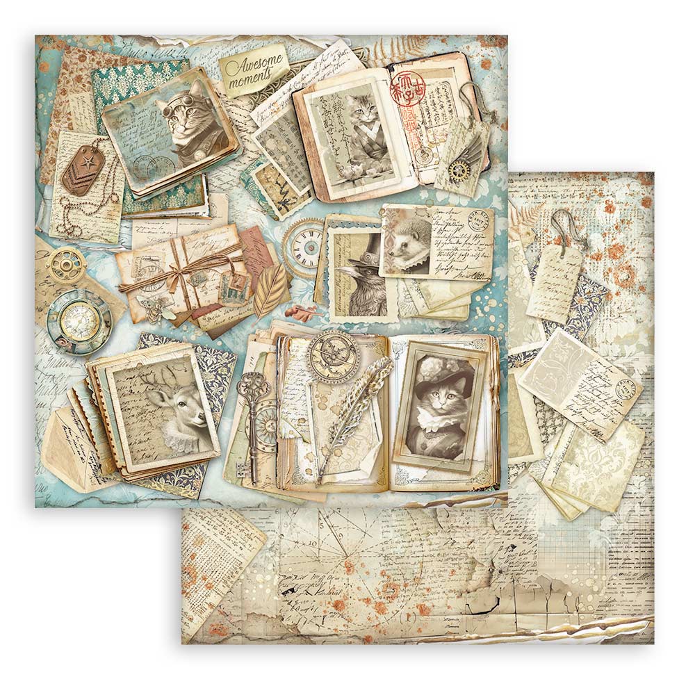 Bloc Scrapbooking 10 Hojas Alterego Stamperia - Image 9