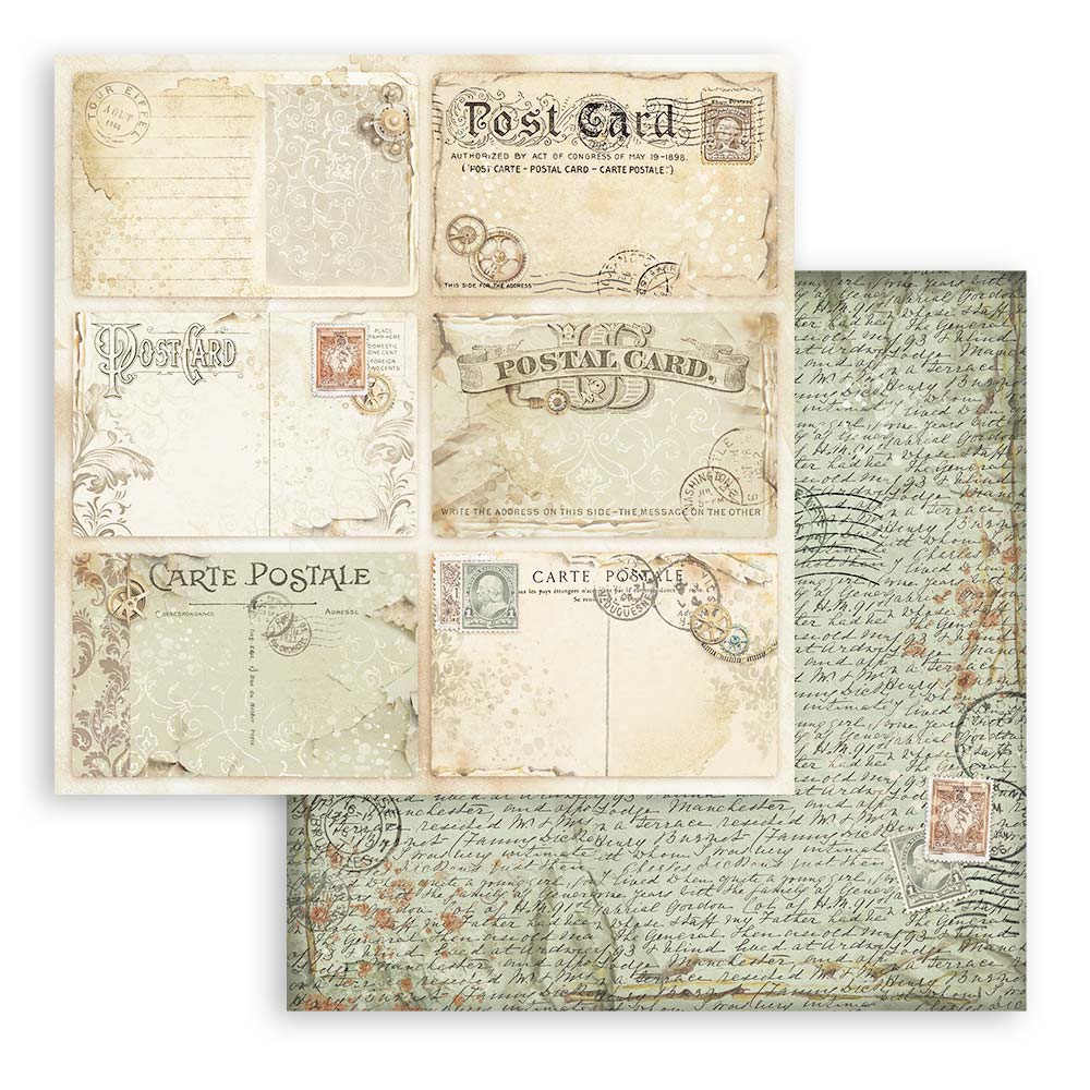 Bloc Scrapbooking 10 Hojas Backrounds Alterego Stamperia - Image 5