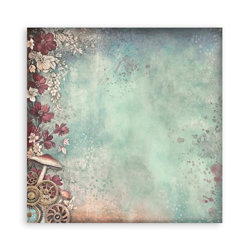 Bloc Scrapbooking 10 Hojas Backrounds Master of Magic Stamperia - Image 13