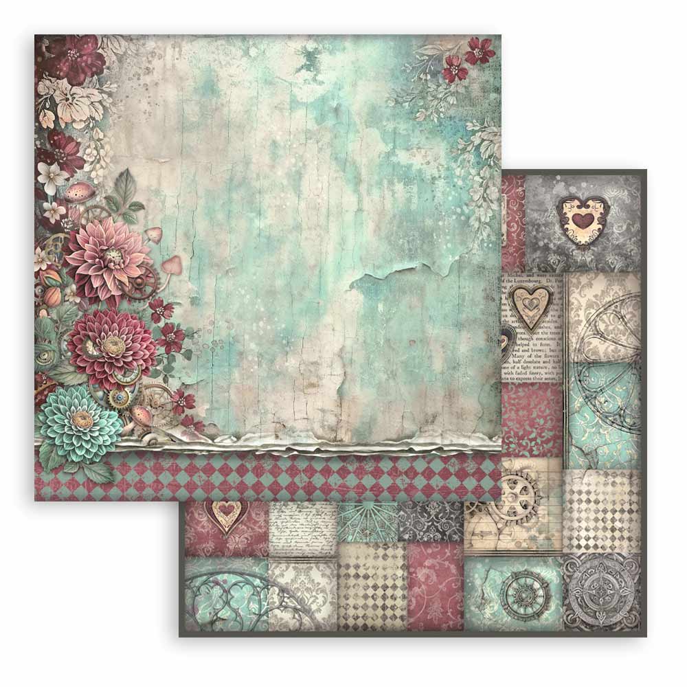 Bloc Scrapbooking 10 Hojas Backrounds Master of Magic Stamperia - Image 4