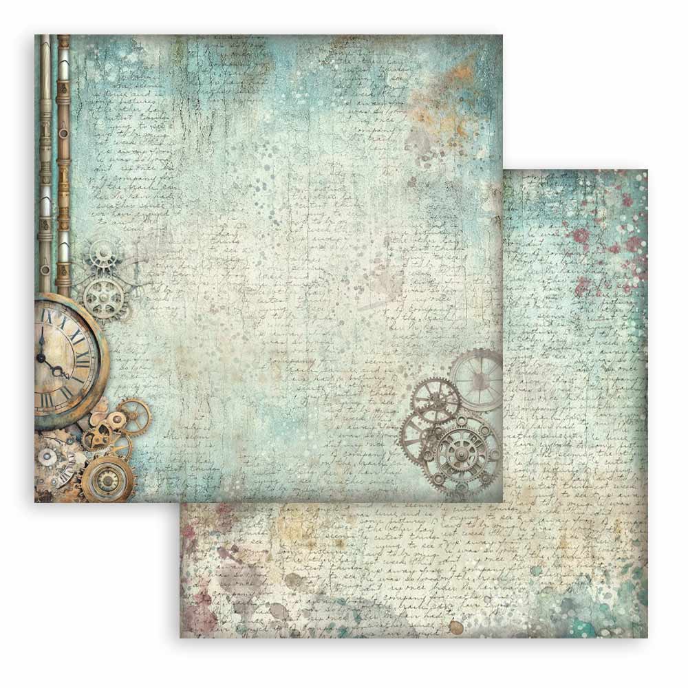 Bloc Scrapbooking 10 Hojas Backrounds Master of Magic Stamperia - Image 7