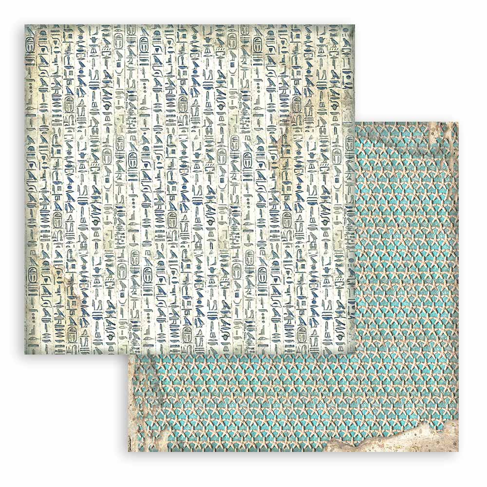 Bloc Scrapbooking 10 Hojas Backrounds Tierra de Faraones Stamperia - Image 6