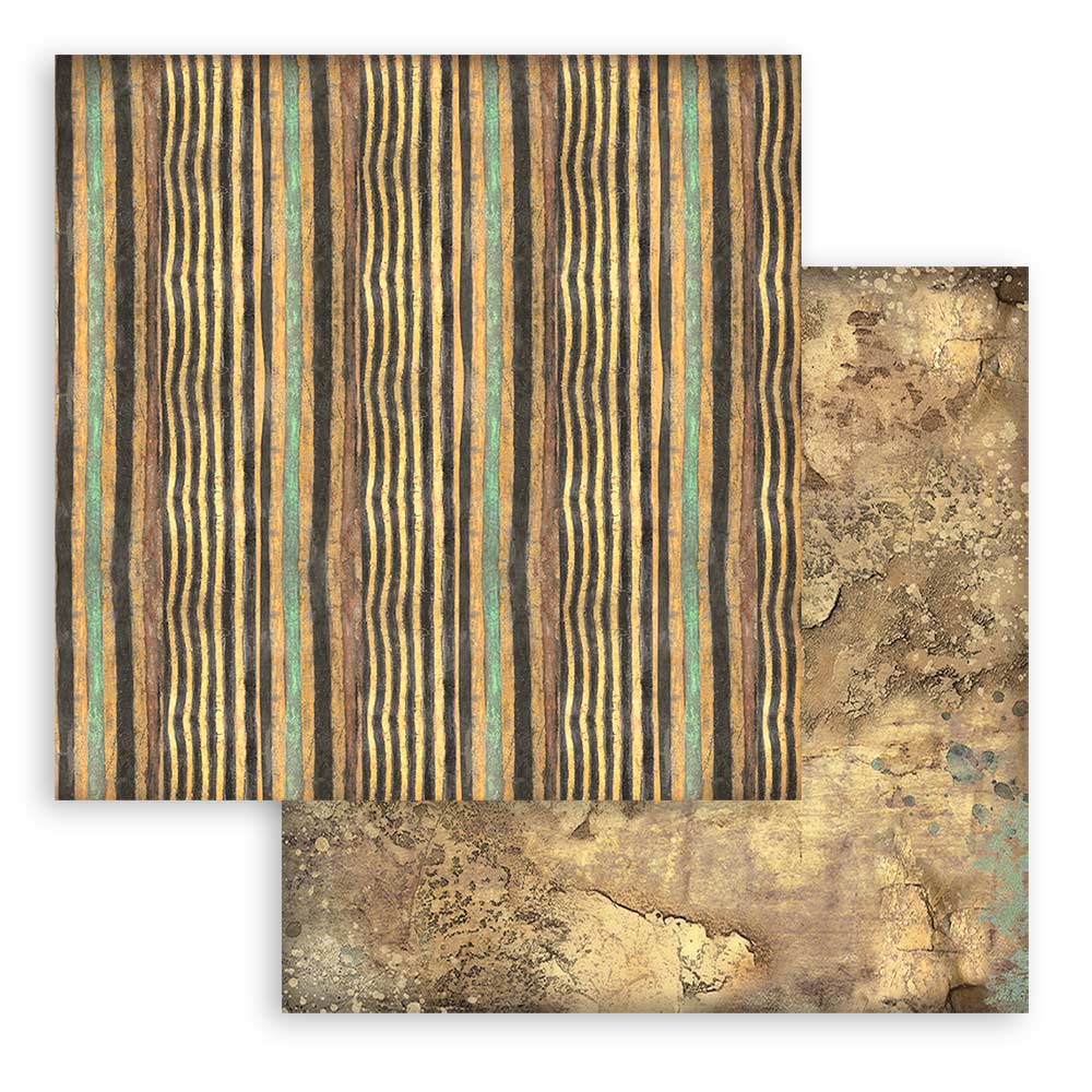 Bloc Scrapbooking 10 Hojas Backrounds Tierra de Faraones Stamperia - Image 9