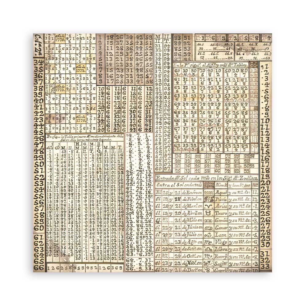 Bloc Scrapbooking 22 Hojas Fortune 12x12 Stamperia - Image 10