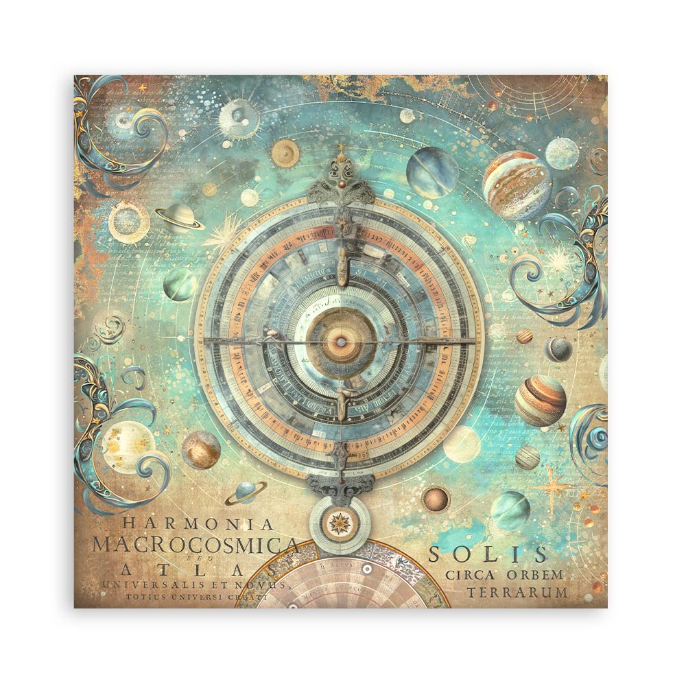 Bloc Scrapbooking 22 Hojas Fortune 12x12 Stamperia - Image 12