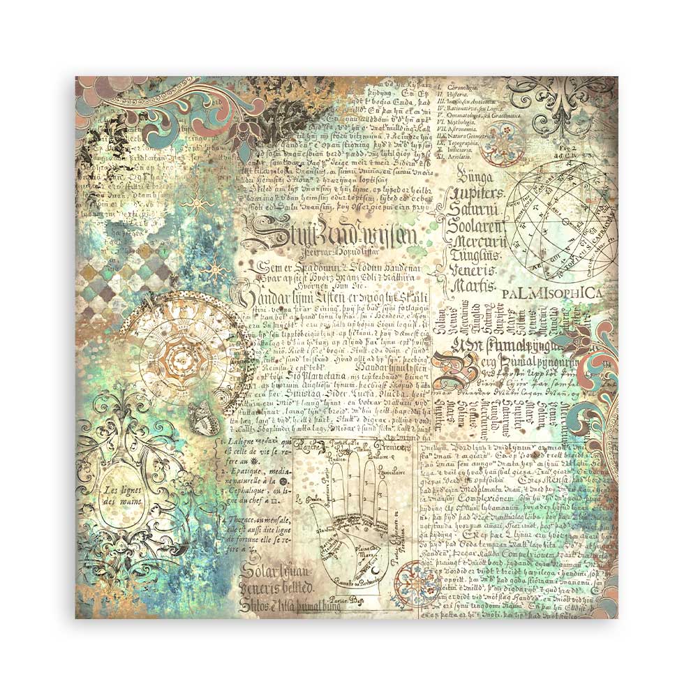 Bloc Scrapbooking 22 Hojas Fortune 12x12 Stamperia - Image 20