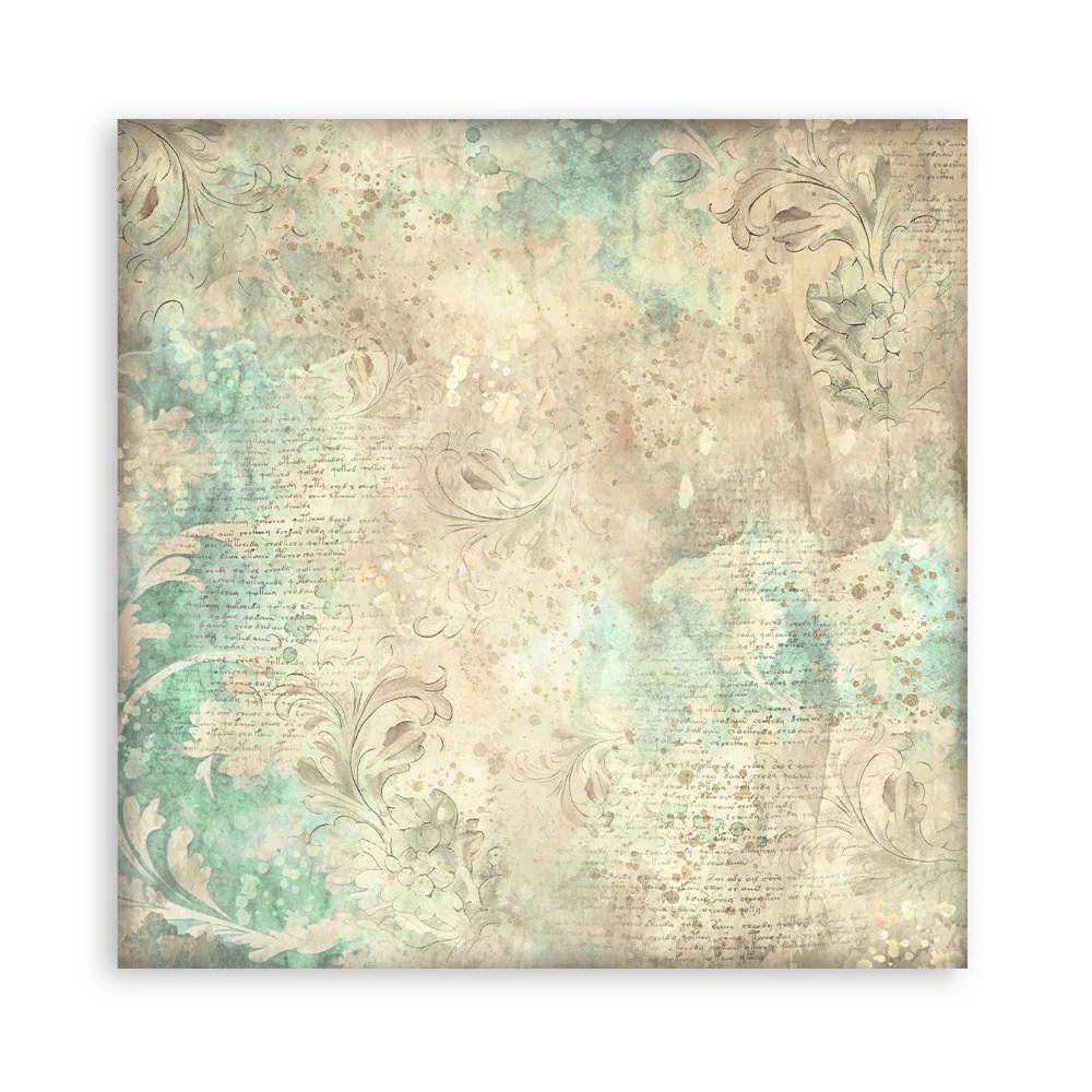 Bloc Scrapbooking 22 Hojas Fortune 12x12 Stamperia - Image 3