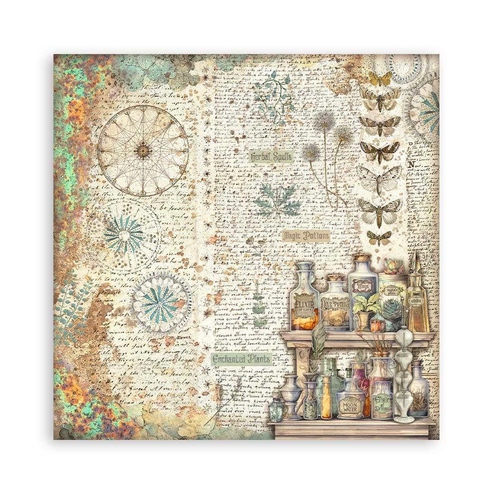 Bloc Scrapbooking 22 Hojas Fortune 12x12 Stamperia - Image 5